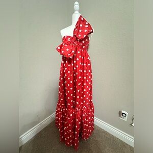 ATSU SALLY BOW MIDI DRESS